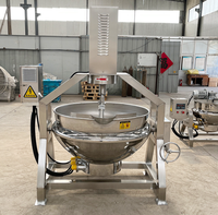 Marmite de cuisson industrielle de 1000 L en acier inoxydable 304 avec mélangeur planétaire, fonction vapeur, gaz et électrique