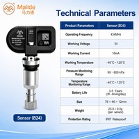 Capteur universel RF 433 MHz intégré, compatible avec tous les véhicules, résistant aux températures élevées/basses et signal stable, directement de l'usine