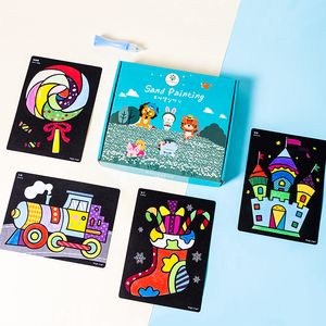 Unisex New Giấy Cát Nghệ Thuật Thiết Lập DIY Craft Vẽ Đồ Chơi Cho 5-<span class=keywords><strong>7</strong></span> Năm Tuổi Trẻ Em - Product Image 2