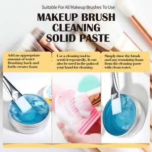 Jabón Sólido Limpiador de Brochas de Maquillaje Hecho a Mano con Efecto Profundo para Eliminar Manchas - Product Image 6