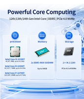 Nouveau PC industriel embarqué 2026 718c Q670 avec processeur Intel Core de 12e génération, sans ventilateur, connecteurs Multi Phoenix, 6 ports COM et 8 ports USB
