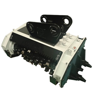 Broyeur forestier hydraulique pour mini-excavatrice de 3 à 7 tonnes, machine légère pour le broyage du bois et le labour léger - Product Image 1