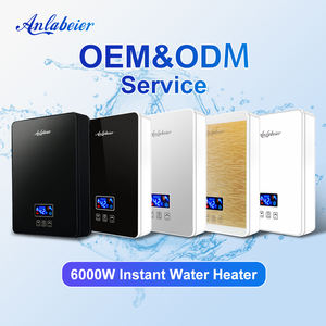 Calentador de Agua Eléctrico Instantáneo de Plástico para Montar en la Pared con Pantalla LED y Control Táctil, Ahorro de Energía para Uso en Hoteles y Hogares - Product Image 3