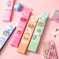 Nouvel ensemble de 10 crayons, fournitures scolaires, ensemble de papeterie pour enfants, stylo, ensemble de crayons pour étudiants