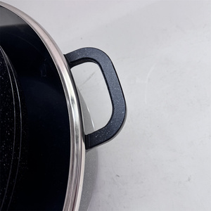 Ensemble de casseroles en aluminium moulé sous pression de style américain, antiadhésif, robuste, pour la cuisine, 32/36/40 cm - Product Image 3