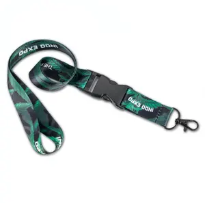 Cheap custtom printed office lanyard with lobster clip attach. lanyards with logo custom