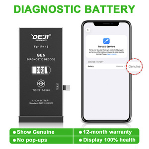 <span class=keywords><strong>Batterie</strong></span> de téléphone authentique DEJI OEM neuve O Cycle I0S26 pour <span class=keywords><strong>iPhone</strong></span> 12-15 Pro Max - Product Image 1