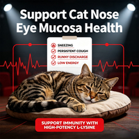 Pâte buvable pour chat à la lysine 120g, Gel multivitaminé et minéral à la taurine, Soutien immunitaire félin, contre les éternuements et les pertes oculaires, Fournisseur en gros OEM pour animaux de compagnie