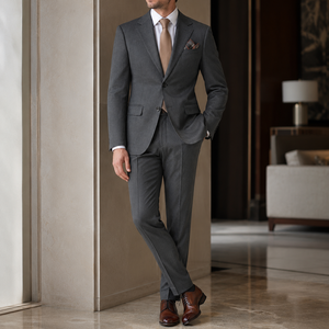 <span class=keywords><strong>Costume</strong></span> de cérémonie homme <span class=keywords><strong>bleu</strong></span>, coupe ajustée, 3 pièces, style italien, en tissu peigné, pour affaires, mariage, bal de promo, soirée, bureau - Product Image 4