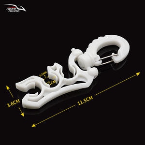 Hebilla de Liberación Rápida Luminosa de 3 Ranuras para Buceo, Gancho Secundario de Repuesto para Manguera de Respirador BCD, Clip KEEP DIVING HC 581 - Product Image 4