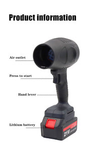 <span class=keywords><strong>Souffleur</strong></span> à <span class=keywords><strong>feuilles</strong></span> sans fil exclusif à la plateforme pour jardin, <span class=keywords><strong>souffleur</strong></span> d'air portatif, compatible avec la batterie <span class=keywords><strong>Makita</strong></span> 18V - Product Image 2