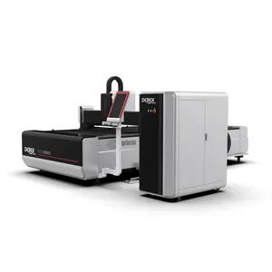 Mesin pemotong serat Laser untuk logam, 1500w Desktop 12000w