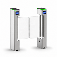 Barrière pivotante à reconnaissance faciale avec lecteur de carte RFID, contrôle d'accès, anti-collision, pour bureaux d'entreprise