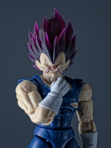 Stock Air&OQ Studio Drag0n Shf Super Saiyan SSJ Majin Vegeta Accesorios de Cabeza de PVC para Figura de Acción, Kit de Cabezas Personalizadas de 15cm - Product Image 6