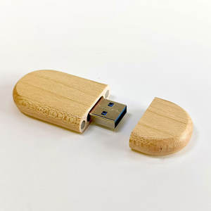 Clé USB à grande vitesse de capacité réelle au prix d'usine, 64 Go, clé USB en bois avec boîte en bois - Product Image 3