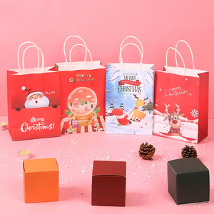 Bolsas de Papel Kraft Marrón Desechables con Logotipo Personalizado, Bolsas de Papel para <span class=keywords><strong>Comida</strong></span> para Llevar, Compras y Regalos con Asas - Product Image 6