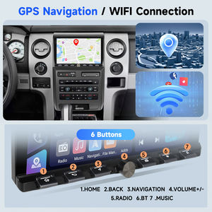 Podofo 9 ''4 + 64G 2 Din <span class=keywords><strong>Android</strong></span> Car Radio <span class=keywords><strong>Para</strong></span> Auto <span class=keywords><strong>para</strong></span> Ford F150 2009-2012 Wireless CarPlay/<span class=keywords><strong>Android</strong></span> Auto Piano Key GPS WIFI OEM - Product Image 3