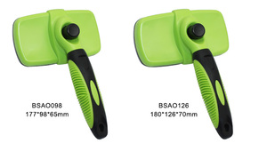 Best Seller <span class=keywords><strong>Pet</strong></span> Hair Deshedding <span class=keywords><strong>Grooming</strong></span> Tool Dog Cat Autolimpieza Slicker <span class=keywords><strong>Brush</strong></span> - Product Image 5