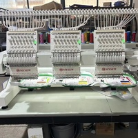 MYSEW MBC1203/1503 Nouvelle machine à broder numérique automatique commerciale à 3 têtes avec moteur pour casquettes et chemises