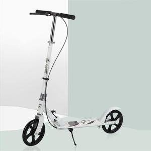 Trottinette pliable à hauteur réglable avec 2 grandes roues en PU, trottinette sportive pliable pour enfants et adultes - Product Image 1
