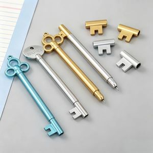Penna a Sfera Creativa a Forma di Chiave Retrò, Penna per Esami Studenteschi, Cancelleria Portatile per Scuola e Ufficio con Logo Personalizzato - Product Image 3
