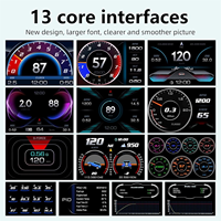 2025 Top-Seller Head-up HUD Display P3 Auto-Elektronik OBD2 Digitaler Tachometer GPS Auto-Geschwindigkeitsanzeige