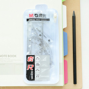 Juego de Herramientas Geométricas M&G, Regla de 15 cm, Triángulos de 45 y 60 Grados, Transportador, Kit de Medición para Oficina y Aprendizaje - Product Image 3