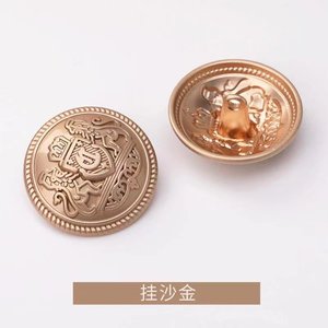 Wholesale 15mm-25mm Embossed Coat Metal Hand-sewn <b>Button</b> Round Nickle Free <b>Suit</b> Alloy Shank <b>Button</b> - Product Image 3