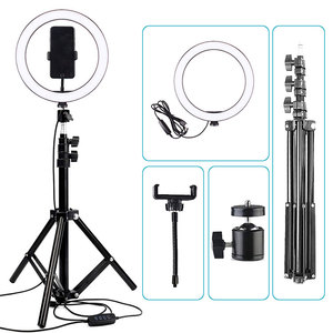 Tyk tok — éclairage ring light à LED <span class=keywords><strong>de</strong></span> 10 pouces, pour caméra, studio photo, vlog, diffusion en direct, vidéo - Product Image 6