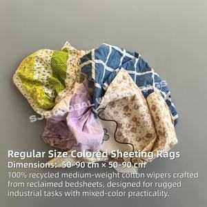 Bolsa de 10 kg de Trapos de Algodón Cortados, Trapos Absorbentes de Aceite y Agua, Trapos de Limpieza de Colores - Product Image 2