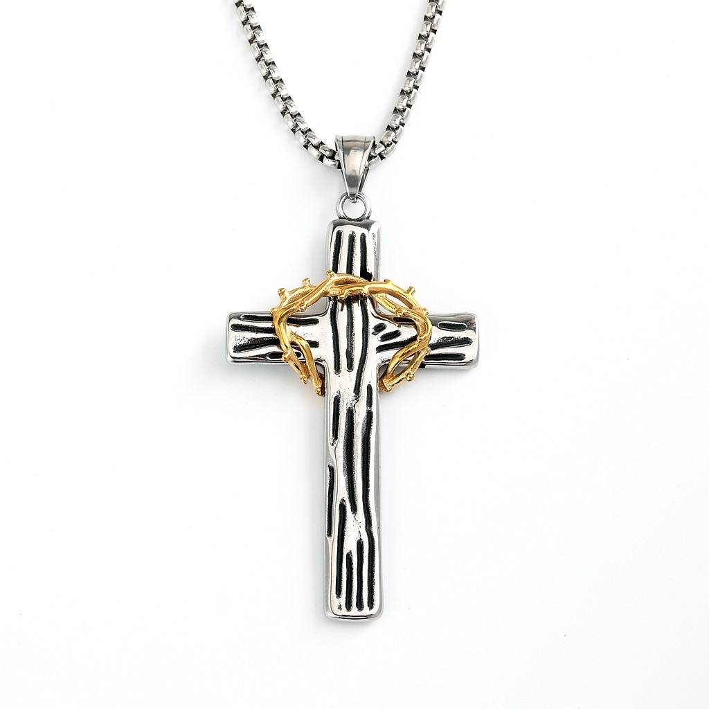 09404 Couleur Acier - Pendentif Simple