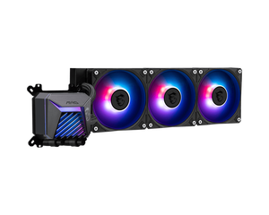 Refroidisseur liquide pour processeur MAG CORELIQUID A15 360 mm <span class=keywords><strong>AIO</strong></span> ARGB avec design miroir infini, support UNI, radiateur en aluminium, roulement à billes - Product Image 4