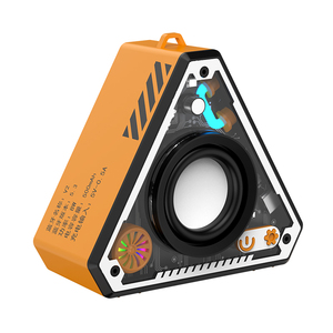 Lonvel Mini Bass Wireless Portable <strong>Subwoofer</strong> Waterproof Sound <strong>Box</strong> Triangular Shape <strong>Design</strong> RGB <strong>Speaker</strong> V2 Atmosphere <strong>Speaker</strong>