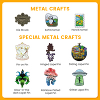 Pins Personalizados de Esmalte Duro y Suave, Diseño Personalizado, Pin de Solapa de Metal de Aleación de Zinc, Pin 3D de Dibujos Animados, con Tarjeta de Empaque