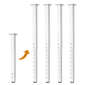 Gambe per Mobili Regolabili in Altezza, Accessori per Tavoli e Armadi, Gambe in Metallo Antiscivolo per Scrivania da Ufficio e Soggiorno - Product Image 1
