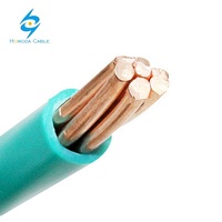 Fil électrique en cuivre pur 7 Hilis Stranded 12AWG 600V PVC, rouleau de 100m pour applications industrielles et de construction