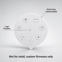 Control Remoto Redondo con Color de Carcasa Personalizable, Personalización de Firmware OEM/ODM, Batería CR2025, Material ABS