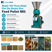 Machine à granulés d'aliments pour animaux, type D, à moteur électrique, avec trémie d'alimentation large, pour bétail, moutons et chèvres, facile à utiliser et peu encombrante
