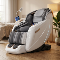 YS-C61 Nouveau fauteuil de massage portable et pliable 8D AI à double cœur, zéro gravité, avec cartographie corporelle à 27 capteurs et télécommande à écran tactile