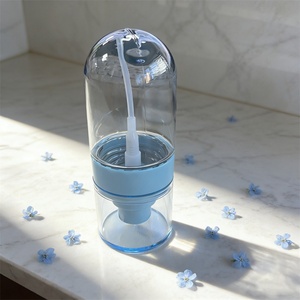 Wholesale PETG Round Clear Bottle with Cap New Style Inverted Plastic <b>Container</b> for Skincare Cosmetics Fine Mist Spray - Product Image 6