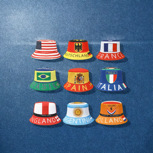 Chapeau de <span class=keywords><strong>soleil</strong></span> d'extérieur unisexe avec broderie de dessin animé en relief et nœud décoratif pour le voyage - Product Image 5