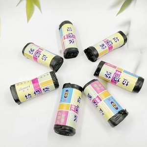 Sacs poubelles jetables pour la maison, sacs en plastique noirs perforés, sacs poubelles de cuisine, articles de magasin à un ou deux yuans. - Product Image 5