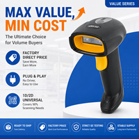 Escáner de Códigos QR de Lectura Rápida con Interfaz USB Inalámbrica para Pagos y Logística, en Stock