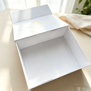 Custom Printed Collapsible Magnetic Box, Foldable Rigid Paper Gift Packaging <b>Boxes</b> for Retail, <b>Wedding</b>, Events - Product Image 3