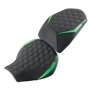 Housse de siège en cuir XXUN pour conducteur et passager de moto <span class=keywords><strong>KAWASAKI</strong></span> Ninja <span class=keywords><strong>H2</strong></span> SX 2022-2025 – Coussin de siège passager anti-pression - Product Image 6