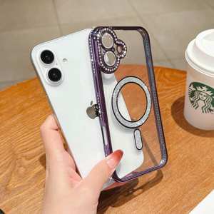 <span class=keywords><strong>Coque</strong></span> de téléphone antichoc en TPU électroplaqué style INS, transparente, pour A07/A17/A56/A55/A15/A36/A26/A16 – Meilleure vente - Product Image 6