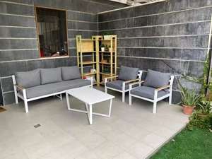 Conjunto <span class=keywords><strong>de</strong></span> Muebles <span class=keywords><strong>de</strong></span> Jardín, Mesa y Sillas <span class=keywords><strong>de</strong></span> Terraza, Resistentes al Agua y a los Rayos UV - Product Image 2