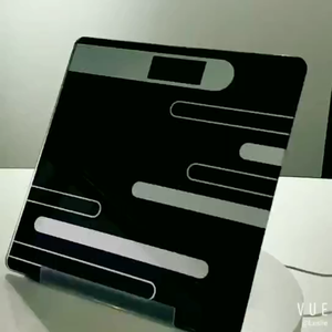 एलईडी प्रदर्शन पोर्टेबल बाथरूम शरीर में वसा तराजू आयताकार दर्पण इलेक्ट्रॉनिक यात्रा मिनी शरीर के वजन पैमाने - Product Image 5