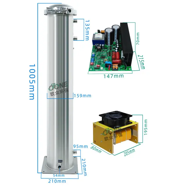 고농도 안정 출력 장수명 200g 하이 퀄리티 오존 발생기 예비 부품