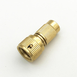 Raccord rapide en laiton 25 mm pour outils d'arrosage de jardin, installation facile, connecteur de tuyau en vrac - Product Image 4